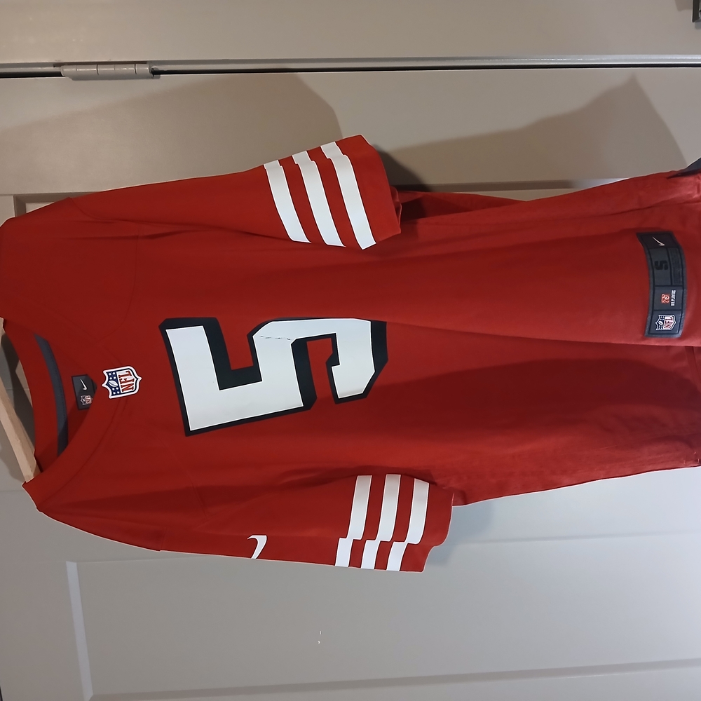 Red Nike Football Jersey